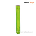 Reflective PVC Green Safety LED Slap Band